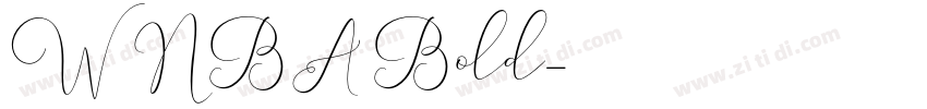 WNBA Bold字体转换